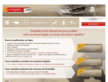 Tablet Screenshot of nr-legales.com