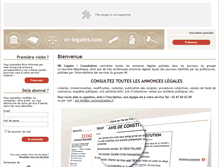 Tablet Screenshot of consultation.nr-legales.com